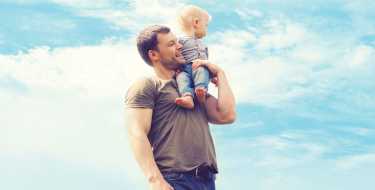 dad with kid